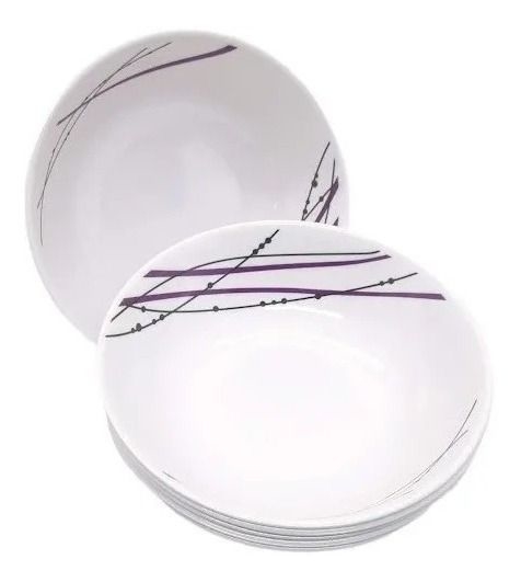 COMPOTERA MELAMINA DECO/BLANCA 13 CM