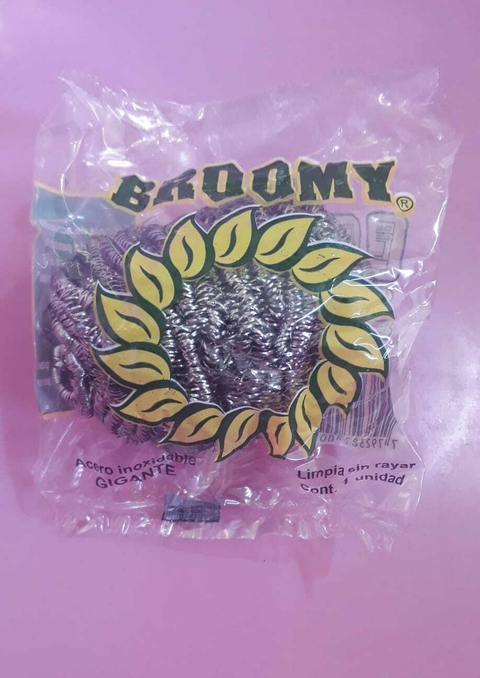 ESPONJA DE ACERO 30 GRS BROOMY