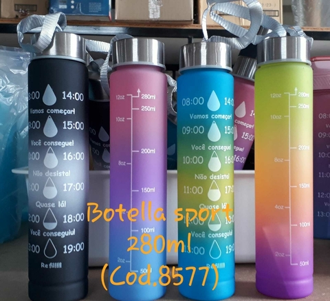 BOTELLA SPORT TRICOLOR 280ML MM