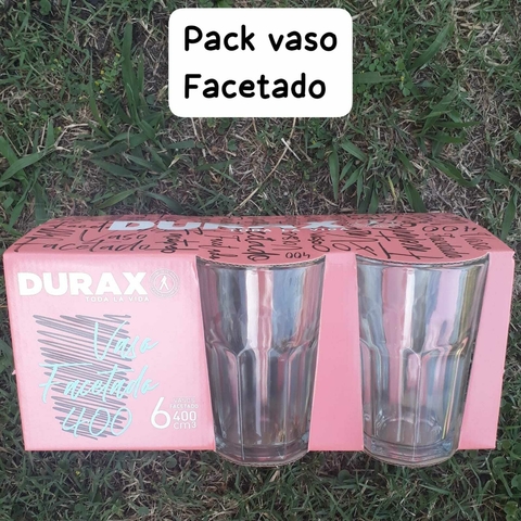 PACK X 6 VASO FACETADO (BX8)