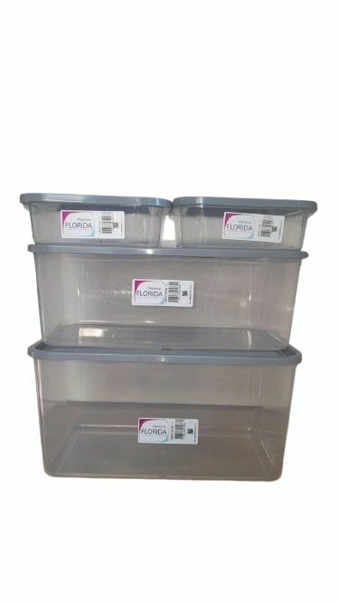 OFERTA - 1x HERMÉTICO 8LT, 1x HERMÉTICO 6LT, 2x HERMÉTICO 1,2LT