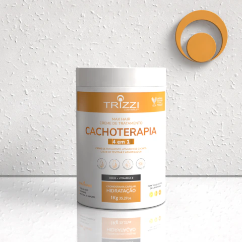 トリートメント kako Creme Cachoterapia 4 em 1 Coco+ Vitamina E 1Kg Trizzi