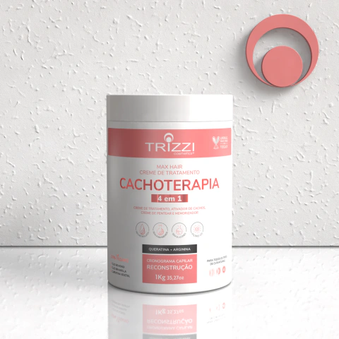 Creme Cachoterapia 4 em 1 Coco+ Vitamina E 1Kg Trizzi