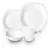 Set vajilla 16 piezas vidrio Opal Cuadrado