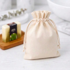 Bolsa de lienzo 17 x 25 cms (Ideal paquete yerba 500g) a 2 cordones