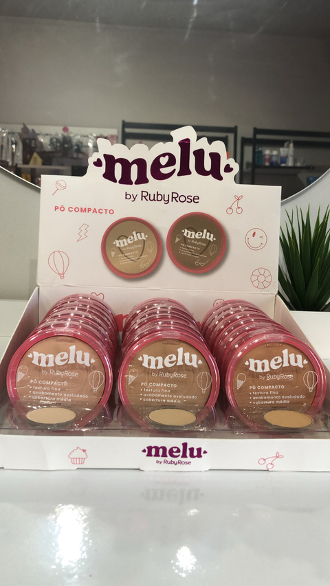 Pó compacto Melu