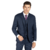 TERNO POLIVISCOSE COM COLETE XADREZ SLIM FIT AZUL MARINHO - comprar online