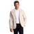 BLAZER DE SARJA COM ELASTANO SLIM FIT AREIA
