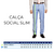 Imagem do CALÇA SOCIAL POLIVISCOSE SLIM FIT AZUL CLARA