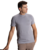 CAMISETA BÁSICA GOLA CARECA CINZA