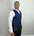 COLETE DE POLIVISCOSE SLIM FIT AZUL MARINHO - comprar online