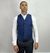 COLETE DE POLIVISCOSE SLIM FIT AZUL MARINHO na internet
