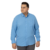 CAMISA PLUS SIZE MICROFIBRA COM BOLSO AZUL CELESTE