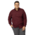 CAMISA PLUS SIZE MICROFIBRA COM BOLSO MARSALA