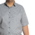CAMISA PLUS SIZE MISTA MANGA CURTA CINZA MÉDIO