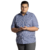 CAMISA PLUS SIZE MISTA MANGA CURTA XADREZ AZUL MARINHO