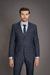 TERNO XADREZ POLIVISCOSE SEMI SLIM AZUL na internet