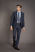 Imagem do TERNO XADREZ POLIVISCOSE SEMI SLIM AZUL