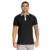 POLO PIQUET ALGODÃO COM ELASTANO COM ZÍPER PRETA