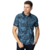 POLO ESTAMPADA SLIM FIT AZUL