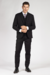 TERNO POLIVISCOSE COM COLETE XADREZ SLIM FIT PRETO na internet