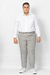 TERNO PLUS SIZE MICROFIBRA SLIM CINZA CLARO - comprar online
