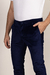 CALÇA CASUAL DE VELUDO AZUL MARINHO na internet