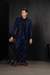 TERNO POLIVISCOSE DIFERENCIADO SLIM FIT AZUL CARBONO - comprar online