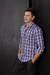 CAMISA SOCIAL XADREZ SLIM FIT LILÁS na internet