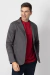 BLAZER DE SARJA COM ELASTANO SLIM FIT GRAFITE