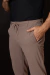 CALÇA DE MALHA COM ELASTANO BEGE - Zarref Moda Masculina