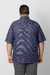 CAMISA PLUS SIZE MISTA MANGA CURTA AZUL MARINHO - Zarref Moda Masculina