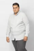 CAMISA PLUS SIZE MICROFIBRA COM BOLSO CINZA CLARA - comprar online
