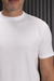 CAMISETA BÁSICA GOLA CARECA BRANCA - Zarref Moda Masculina