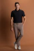 CALÇA DE MALHA COM ELASTANO BEGE - comprar online