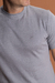CAMISETA BÁSICA GOLA CARECA CINZA - Zarref Moda Masculina