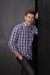 CAMISA SOCIAL XADREZ SLIM FIT LILÁS - Zarref Moda Masculina