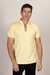 POLO PIQUET ALGODÃO COM ELASTANO COM ZÍPER AMARELA - Zarref Moda Masculina