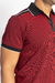 POLO PIQUET ALGODÃO COM ELASTANO COM ZÍPER VERMELHA - loja online
