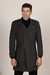 SOBRETUDO LÃ PRENSADADA SLIM FIT GRAFITE - comprar online