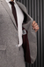 Imagem do TERNO MELANGE SLIM FIT CINZA CLARO