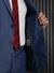 BLAZER SLIM FIT POLIVISCOSE DETALHE NO BOLSO AZUL JEANS - Zarref Moda Masculina