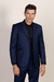 TERNO POLIVISCOSE DIFERENCIADO SLIM FIT AZUL CARBONO - loja online