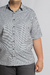 CAMISA PLUS SIZE MISTA MANGA CURTA CINZA MÉDIO na internet