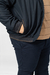 JAQUETA PLUS SIZE MICROFIBRA PRADA AZUL NOITE - loja online
