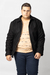 JAQUETA PLUS SIZE CAMURÇA COM PELO PRETA - Zarref Moda Masculina