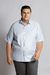 CAMISA PLUS SIZE MISTA MANGA CURTA AZUL CLARA na internet