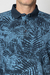 POLO ESTAMPADA SLIM FIT AZUL na internet