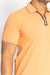 POLO PIQUET ALGODÃO COM ELASTANO COM ZÍPER TERRA COTA - loja online