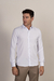 CAMISA SOCIAL MICROFIBRA SLIM FIT BRANCA - Zarref Moda Masculina